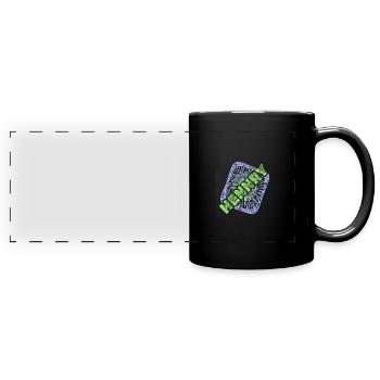 First name Hennry - Full Colour Panoramic Mug - black - Front