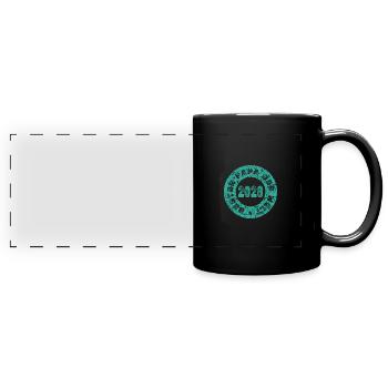 Bollerwagen 2028 - Panorama-Tasse farbig - Schwarz - Vorne