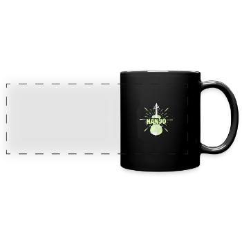 Instrument à cordes Hanjo - Mug panoramique uni - noir - Devant