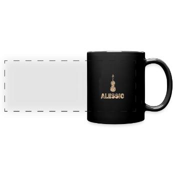 Bratsche Alessio - Panorama-Tasse farbig - Schwarz - Vorne