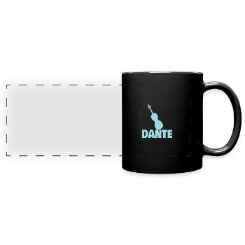 Geschenk für Dante - Panorama-Tasse farbig - Schwarz - Vorne