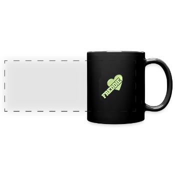 Liebe Love Gold Freddie - Full Colour Panoramic Mug - black - Front