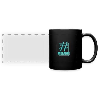 Media Melanie - Full Colour Panoramic Mug - black - Front