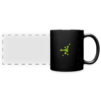 Johannes - Mug panoramique uni - noir - Devant