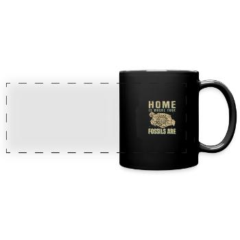 Fossil Collectors - Full Colour Panoramic Mug - black - Front