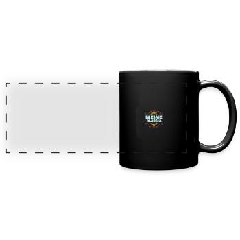 Mädchen Alessia - Panorama-Tasse farbig - Schwarz - Vorne