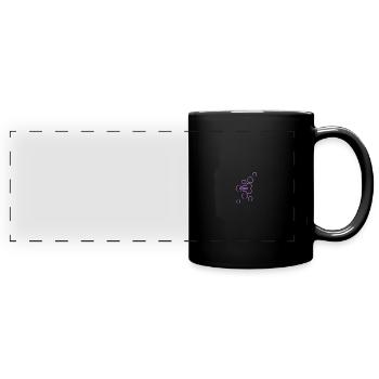 Nom : Aiden - Mug panoramique uni - noir - Devant