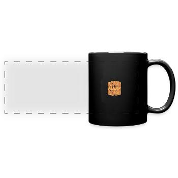 First name Alwin - Full Colour Panoramic Mug - black - Front