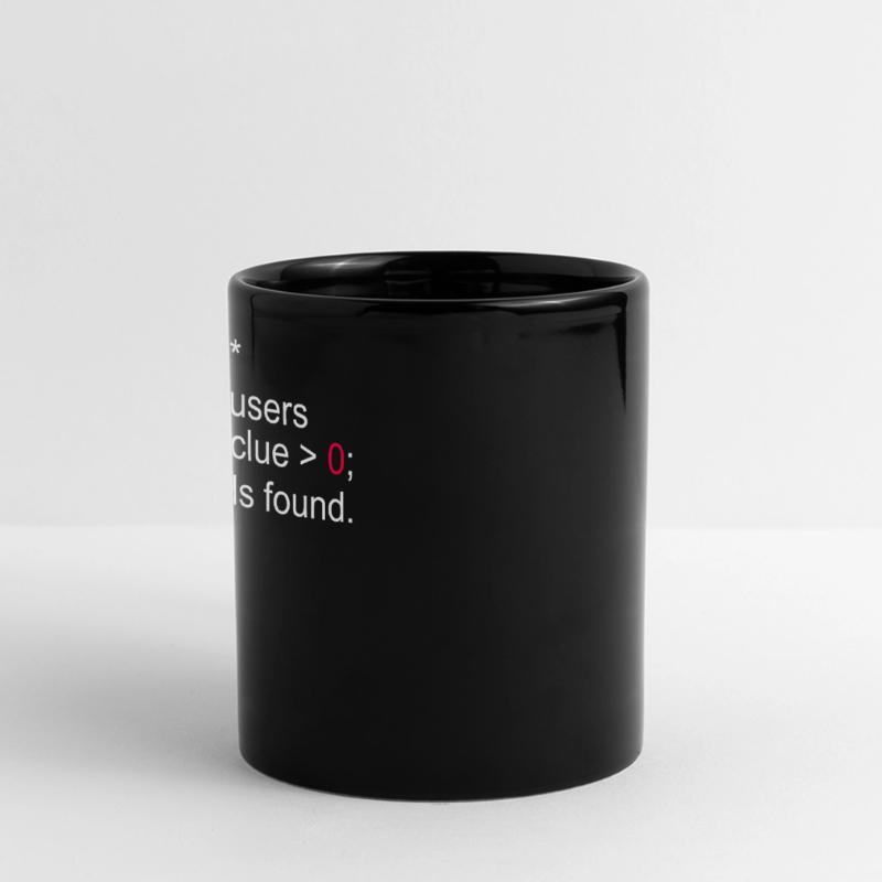 Database Data SQL Programmer Administration Full Colour Panoramic Mug