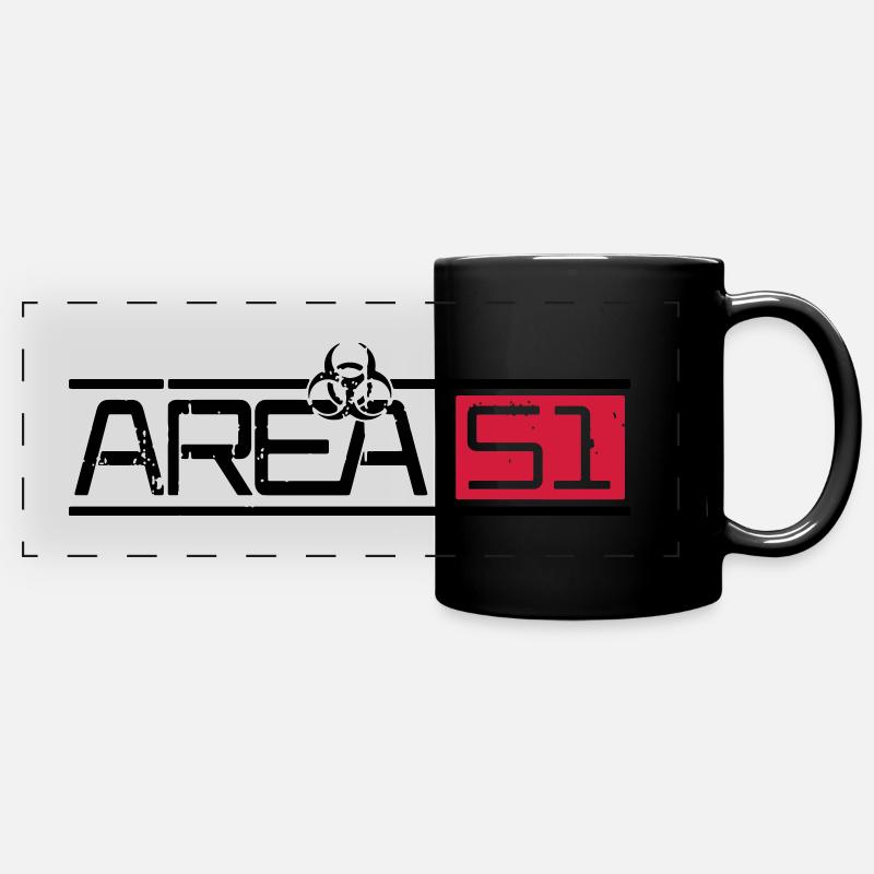 AREA 51 - Full Colour Panoramic Mug - black
