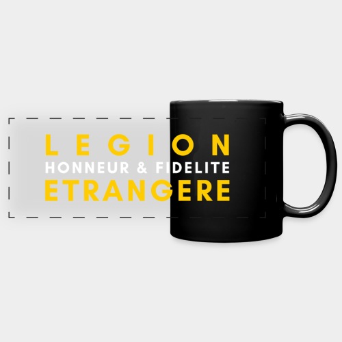 Legion Etrangere - Honneur Fidelite - Full Colour Panoramic Mug