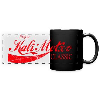 Kalimotxo rouge déchiré - Mug panoramique uni - noir - Devant