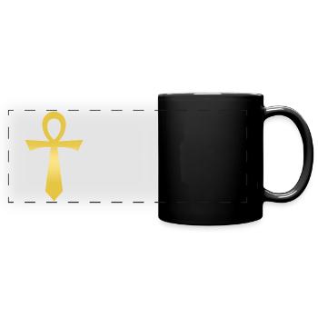 Signes Ankh - Egypte - Ankh - Mug panoramique uni - noir - Devant