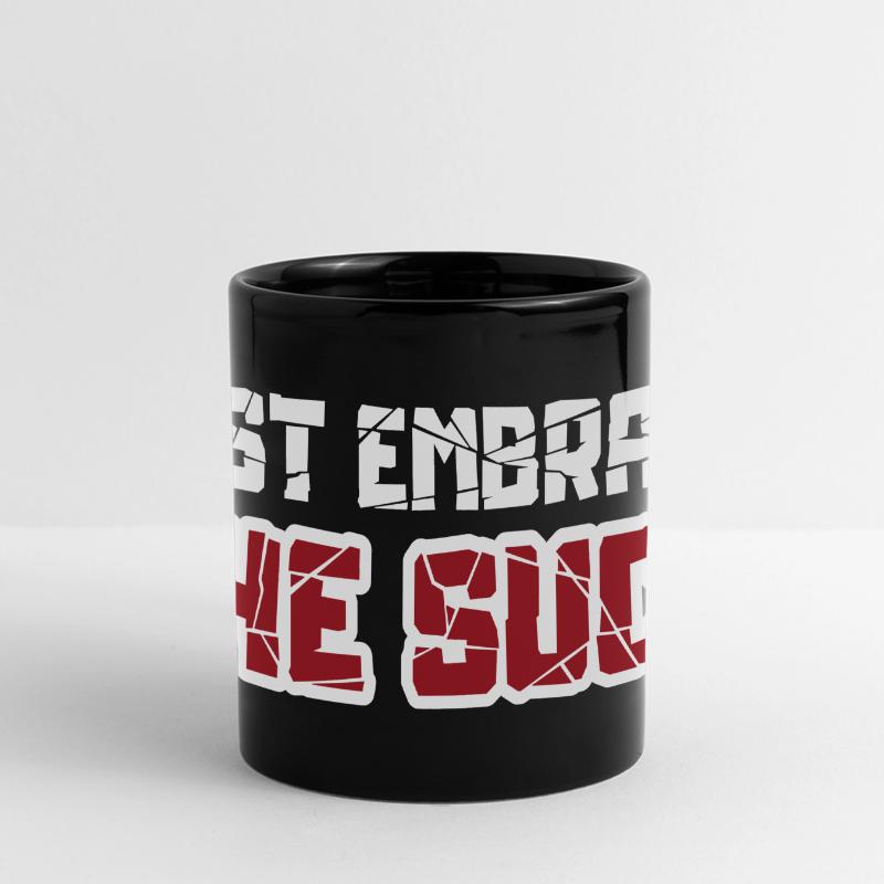 Embrassez simplement la succion Mug panoramique uni