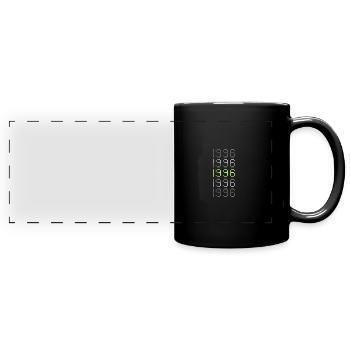 Style 1996 - Panorama-Tasse farbig - Schwarz - Vorne