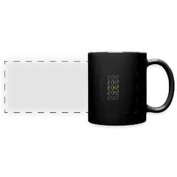 2012 - Mug panoramique uni - noir - Devant