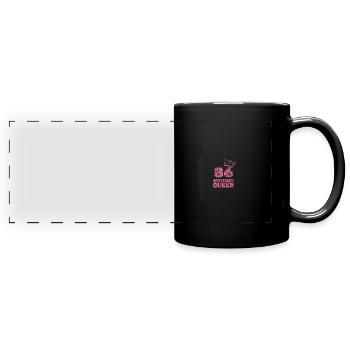 Birthday 86 - Full Colour Panoramic Mug - black - Front