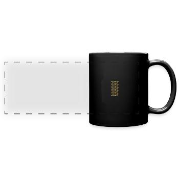 Année 2029 - Mug panoramique uni - noir - Devant