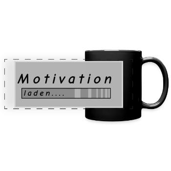 Charge de motivation.... - Mug panoramique uni - noir - Devant