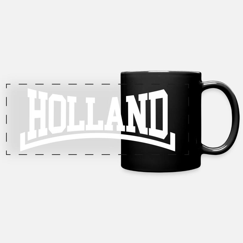Holland - Full Colour Panoramic Mug - black