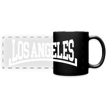 Los Angeles - Full Colour Panoramic Mug - black - Front