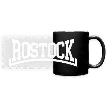 Rostock - Full Colour Panoramic Mug - black - Front