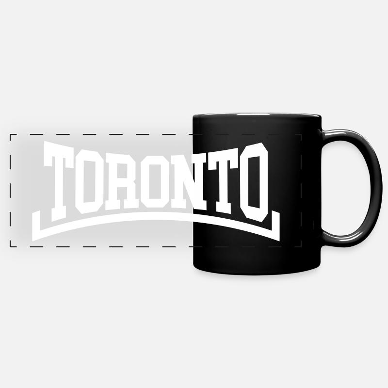 Toronto - Mug panoramique uni - noir