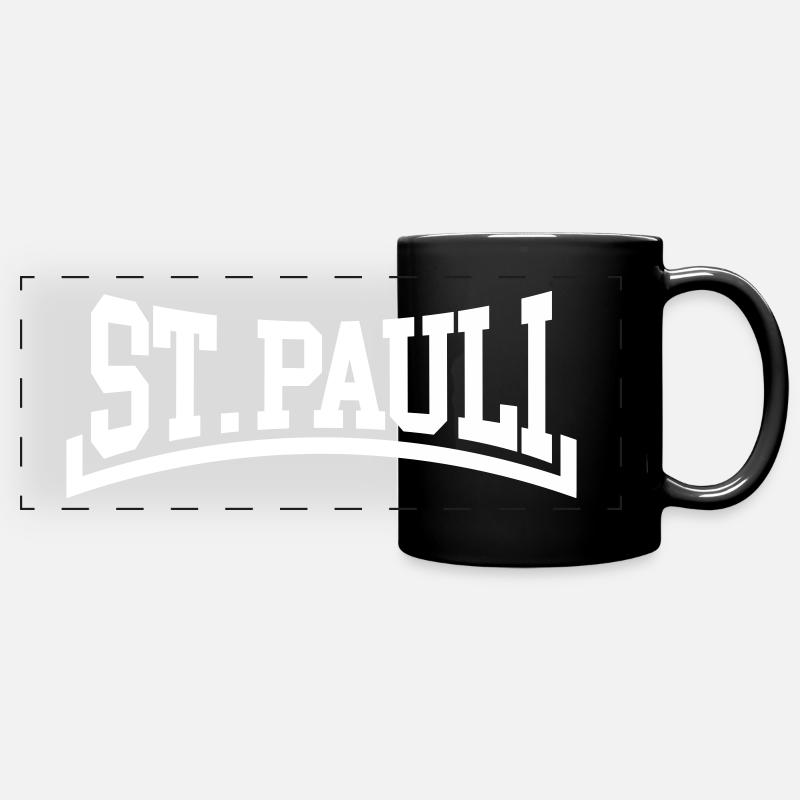 St. Pauli - Full Colour Panoramic Mug - black