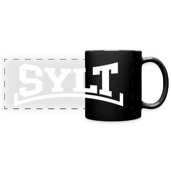 Sylt - Full Colour Panoramic Mug - black - Front