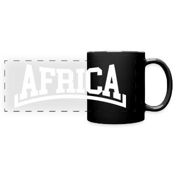 Africa - Full Colour Panoramic Mug - black - Front