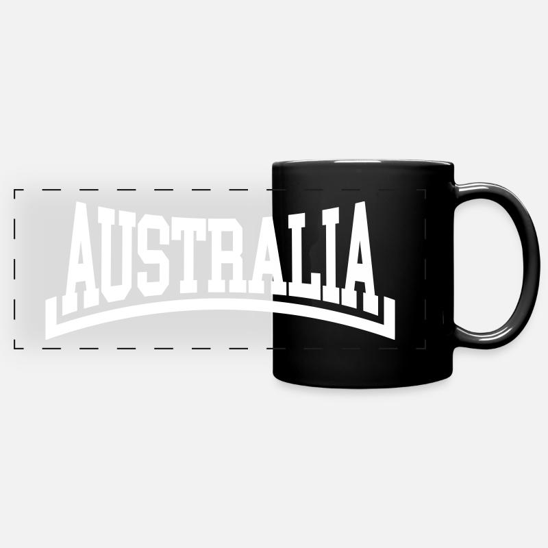 Australia - Full Colour Panoramic Mug - black