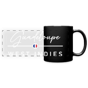 Guadeloupe - France - Antilles - Caraïbes - Mug panoramique uni - noir - Devant