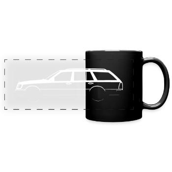 S124 Auto Oldtimer Vintage Deutsch German Retro - Panorama-Tasse farbig - Schwarz - Vorne
