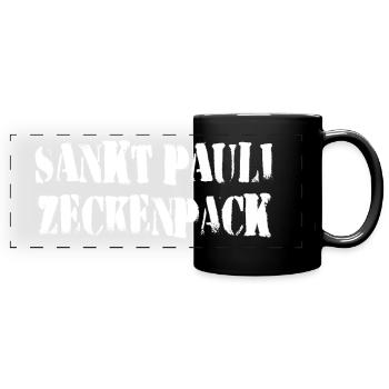Sankt Pauli Tick Pack - Full Colour Panoramic Mug - black - Front