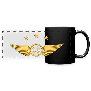 Drone Pilot Drone Flying Drone Pilot - Full Colour Panoramic Mug - black - Front