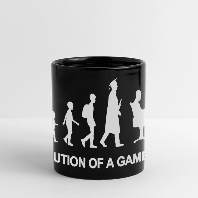 Game Developer Evolution Full Colour Panoramic Mug