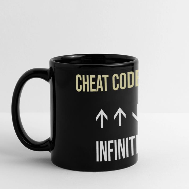 Infinite Coffee Active Cheat Code Full Colour Panoramic Mug