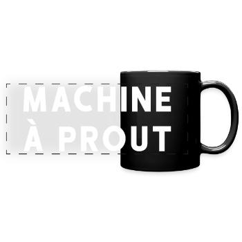 MACHINE A PROUT - Mug panoramique uni - noir - Devant