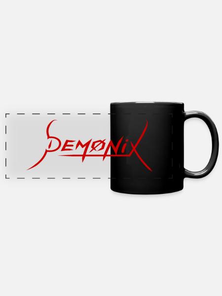 DEMONIX BAND - Mug panoramique uni - noir