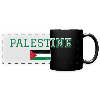 Palästina - Panorama-Tasse farbig - Schwarz - Vorne