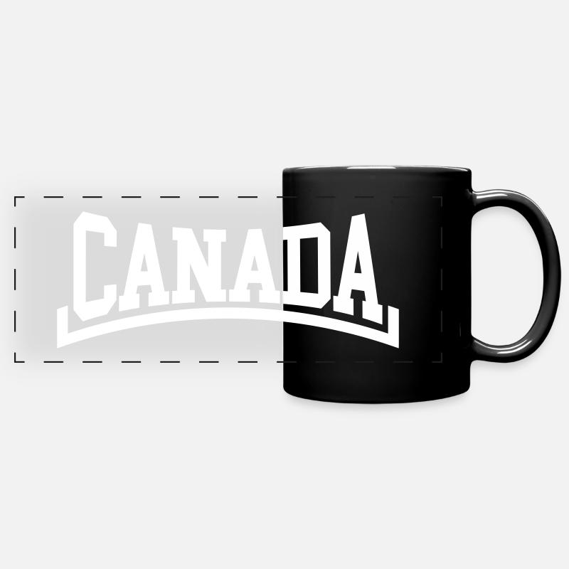 Canada - Mug panoramique uni - noir