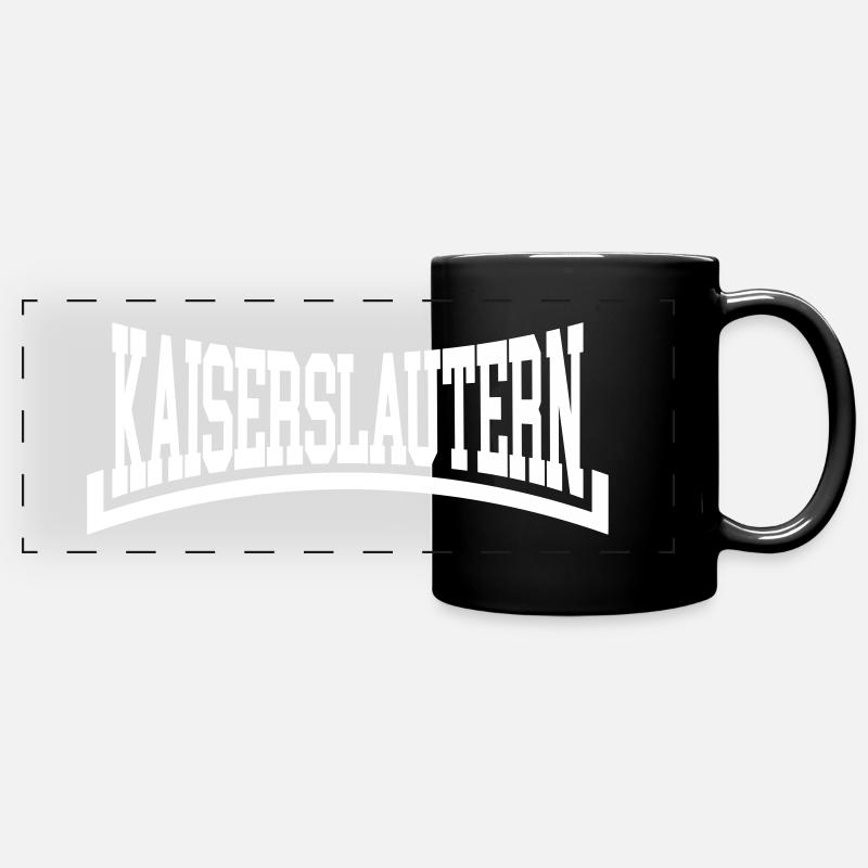 Kaiserslautern - Mug panoramique uni - noir