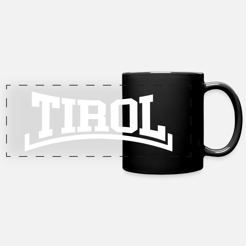 Tyrol - Mug panoramique uni - noir