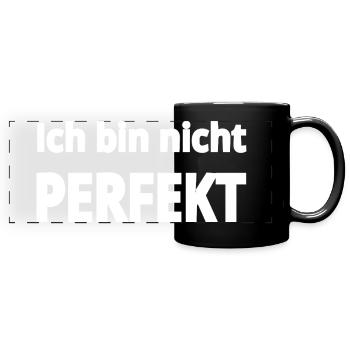 perfect - Full Colour Panoramic Mug - black - Front