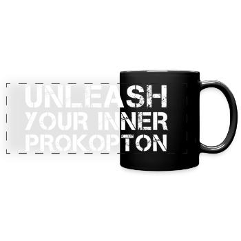 Stoicism Stoics Unleash Your Inner Procopton - Full Colour Panoramic Mug - black - Front