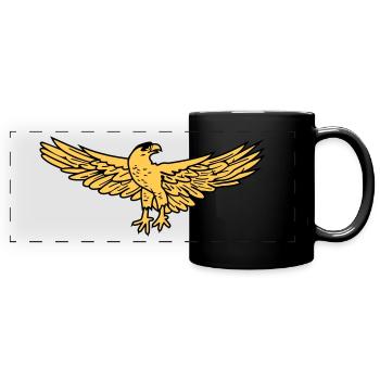 Eagle Rome SPQR - Mug panoramique uni - noir - Devant