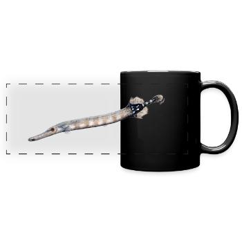 Trumpetfish - Trumpetfish - poisson trompette - Full Colour Panoramic Mug - black - Front