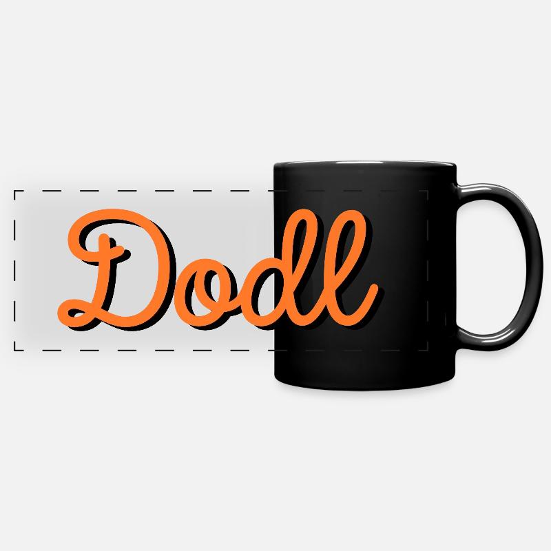Dodl - Panorama-Tasse farbig - Schwarz