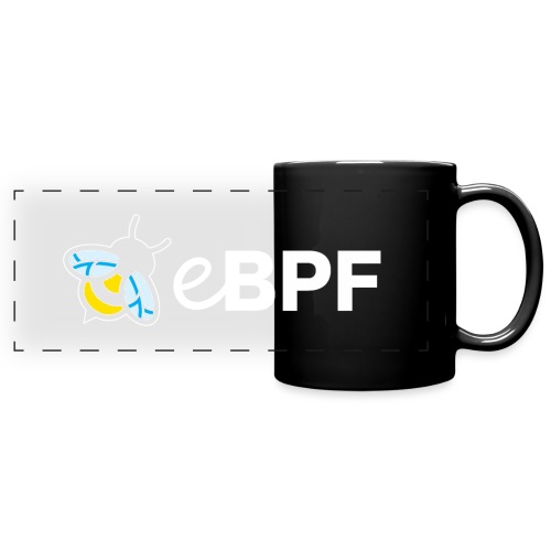 ebpf logo color on dark - Full Colour Panoramic Mug