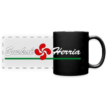 euskal herria - Full Colour Panoramic Mug - black - Front